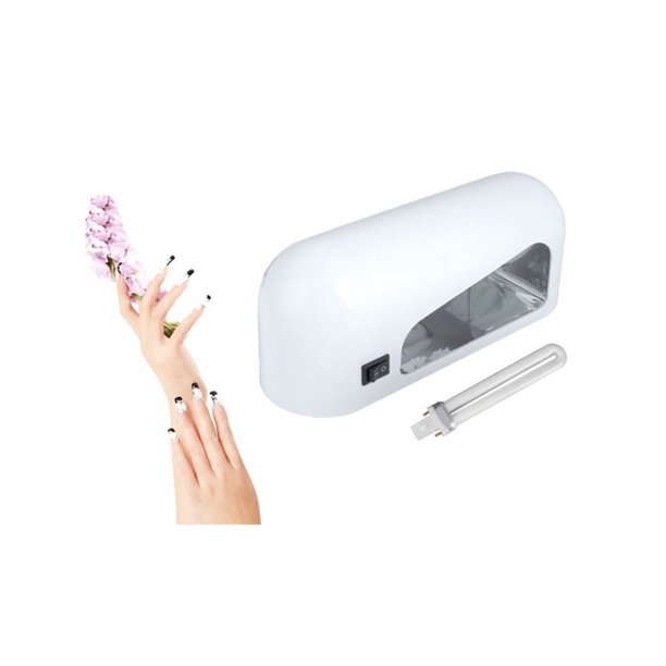 9W UV Nail Polish Dryer Lamp Gel Acrylic Light Curling Spa Kit