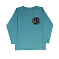 thumbnail image 3 of Maui and Sons Classic Shark Logo Long Sleeve Sun Shirt for Boys Made With 50+ UPF Protection Moisture Wicking Fabric Designed for Everyday Comfort, 3 of 4