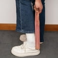 thumbnail image 6 of CONSDAN Shoe Horn | USA Grown Solid Cedar Wood Shoe Horn, Shoe Horn for Men Women and Senior, Wooden Boot Horn, Shoe Helpers, 15" L, 6 of 6