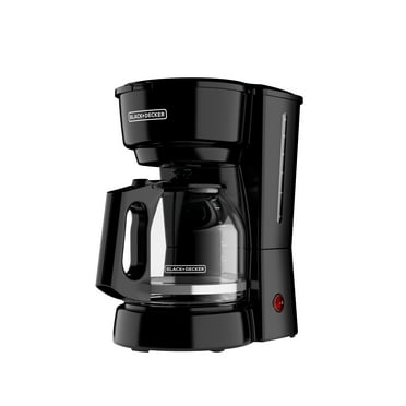 BLACK DECKER 12-Cup Switch Coffee Maker, Easy Pour Carafe, Removable Filter Basket, Permanent Filter