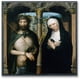 thumbnail image 1 of Cuadro Canva Listo Para Colgar Tipo Galería Cristo Coronado Y La Virgen 40X40 cm Pixtreats, 1 of 4