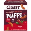 Quest Crunchy Baked Protein Puffs, Spicy Flavor, Gluten Free, 4 Bags