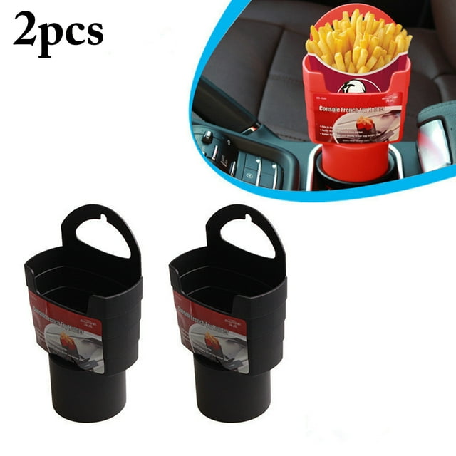 Coofit 2PCS Porte-Fraises de Voiture Universel Polyvalent Porte-Boisson Porte-Gobelets