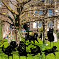 thumbnail image 3 of Naiovety 6 uds gato negro silueta gato decorativo jardín estacas gato jardín estatuas jardín al aire libre estatuas animales estacas para decoración Decoración del hogar Naiovety HA037382-00, 3 of 6