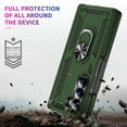 thumbnail image 3 of Dteck for Galaxy Z Fold 6 Case with Screen Protector, Hinge Protection Case with Rotating Ring Magnetic Kickstand, Hybrid Shockproof Rugged Case for Samsung Galaxy Z Fold 6 5G,Armygreen, 3 of 7