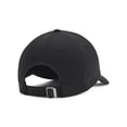 thumbnail image 2 of Gorra Under Armour Blitzing para mujer ajustable en blanco y negro, 2 of 2