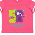 thumbnail image 4 of Inktastic Monster 5th Birthday Boys or Girls Toddler T-Shirt, 4 of 5
