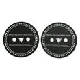 thumbnail image 2 of 2 Pcs Adaptateur de Moyeu Nab Entretoise Disque de Réglage en Silicone pour Enregistreur de Ruban Noir, 2 of 7