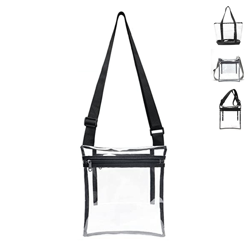 Dciasser 1PC Clear Bag Stadium Approved, Clear Crossbody Purse with