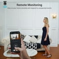 thumbnail image 5 of Security Camera 2k, Blurams Indoor Pet Monitor Dog Camera 360-degree, Baby Monitor Camera, Home Security Motion Tracking with 2-Way Audio, Night Vision, Works with Google Assistant and Alexa, 5 of 9