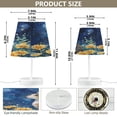 thumbnail image 3 of BZSMCE Table Lamp Creative Cat with Flowers and Stars Simple Pattern Night Light, 3 of 8