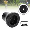 thumbnail image 4 of Golf Cart Aluminum Steering Wheel Adapter Hub fit for Club Car Precedent Black, 4 of 11