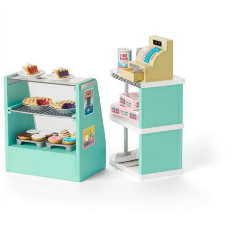 American Girl Mayellen's Seaside Diner Bakery Case for 18" Dolls (Doll Not Included)