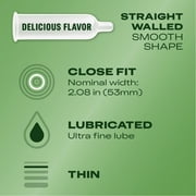 (2 pack) Durex Tropical Flavored Condoms For Men, Natural Lubricated Rubber Latex, FSA/HSA,12 ct