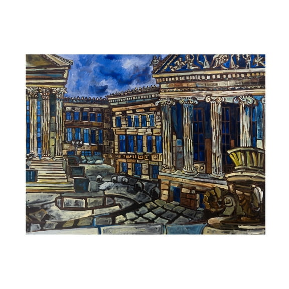 Trademark Fine Art Erin McGee Ferrell The Art Museum Canvas Wall Art