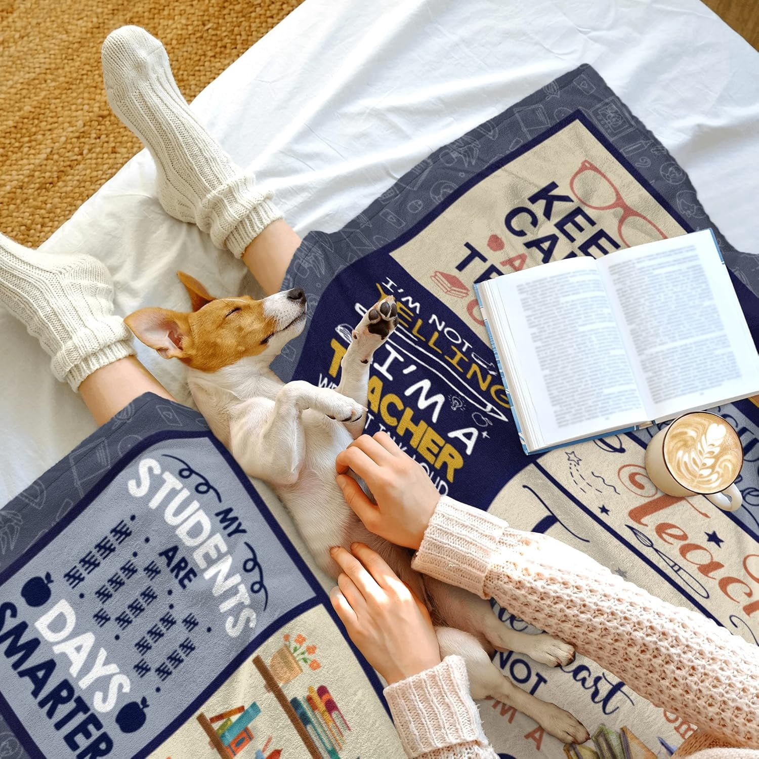 Teacher Gifts,Teacher Appreciation Gifts for Women/Men,Best Teacher Gifts for Women,Gifts for Teachers,Teacher Appreciation Gifts, Gifts for Teachers Women,Funny Teacher Gifts Blanket 60X50in