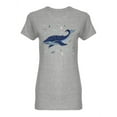 thumbnail image 1 of Giant Whale Graphic Shaped Tee Women's -Image by Shutterstock, 1 of 2