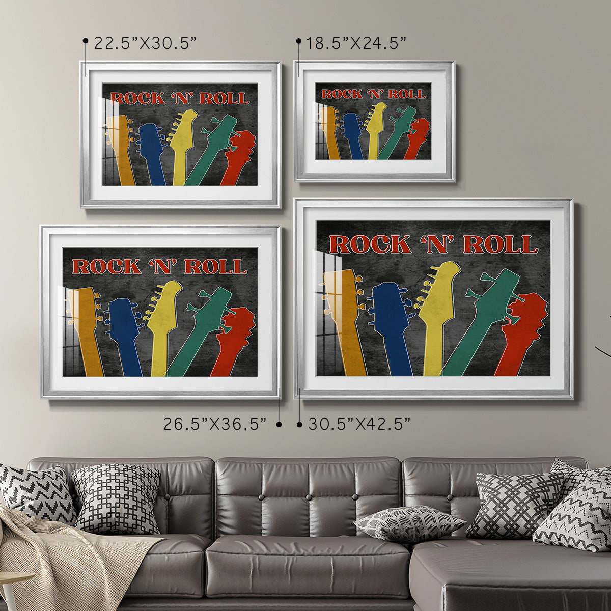 Rock and Roll Premium Framed Print - Ready to Hang