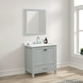 thumbnail image 2 of 30" Freestanding Bathroom Vanity with Sink & Mirror & Countertop - Metal Grey, 2 of 14