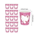 thumbnail image 3 of Uklsqma Disposable Valentine’S Day Party Tableware Set | Pink Glitter Heart Paper Plates Cups Tissues | 7-In & 9-In Sizes | Romantic Festive Dinnerware for February 14 Celebrations, 3 of 6