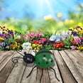 thumbnail image 2 of Set of 5 Cute Metal Ladybugs - Vibrant Outdoor Garden Art Decorations, Lawn & Fence Sculptures for Backyard, Patio & Rustic Home Decor, 2 of 5