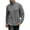 Gray, variant on Yucgh Men's Turtleneck Sweater Pullover, Twisted Cable Knit Design with Loose Fit Thick Winter Long Sleeve, Casual Comfort Wear for Cold Seasons,Army Green