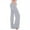 Gray, variant on Aloohaidyvio Pants Juniors,Autumn Women Workout Out Leggings Stretch Waist Button Pocket Yoga Gym Loose Pants