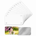 thumbnail image 2 of 7 Inch x 4 Inch 10 Pack Sublimation License Plate Blanks,Heat Thermal Transfer DIY Picture,Aluminum License Plate Tag, 2 of 7