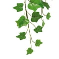 Mainstays 22.8" Tall Artificial Hanging Green Ivy Plant in Black Pot