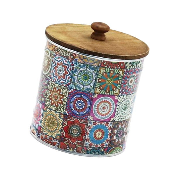 Tarro de café en grano, tarro de té, tarro de almacenamiento de cereales con tapa, centro de mesa, decoración, contenedor de almacenamiento para Estilo C