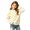 H66 White3, variant on SJLDQY Girl's Sweatshirts Casual Crewneck Sweatshirt Long Sleeve Spot Graphic Pullover Tops Size 2-3 Years
