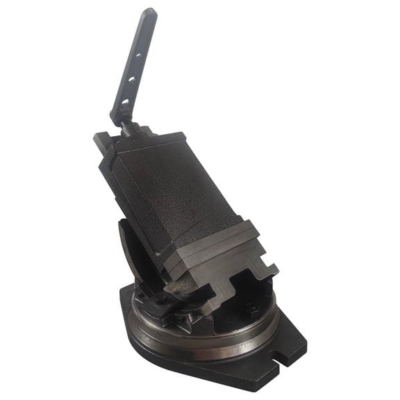 TECHTONGDA 5" Bench Vise Milling Clamp Grip Bench 0-90 Degree Tiltable Bench Vise Woodworking