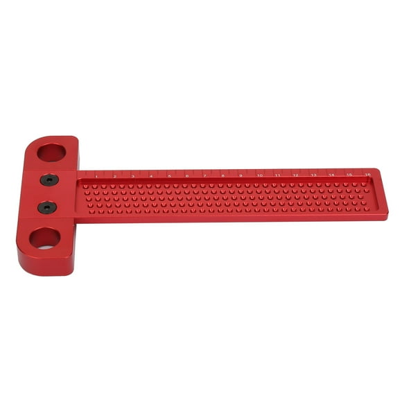 Carpentry Marking Tool,T Type Square Ruler Aluminum Alloy Scriber Woodworking Ruler Luxury Finish