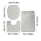 thumbnail image 3 of Set de Alfombra de Baño Pequeño Pelo de Conejo Inodoro Caliente Set de 3 Piezas Baño Alfombra de Cubierta Alfombra Alfombra de Baño Alfombra de Piso Alfombra de Pie Cómoda Absorbente, 3 of 6