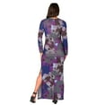 thumbnail image 2 of Womens Paisley Side Slit Maxi Dress, 2 of 4
