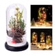 thumbnail image 5 of Adorno navideño con cubierta de vidrio, pantalla de lámpara de vidrio para decoración navideña del hogar, regalo Piña Fruta Dorada, 5 of 9
