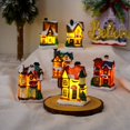 thumbnail image 3 of Adornos navideños Casas pequeñas de resina Micro Paisaje Casa de resina, 3 of 4