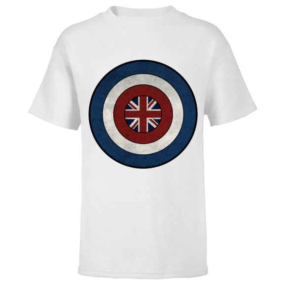 Marvel WHAT IF…? Captain Carter Shield - Short Sleeve T-Shirt for Kids – Customized-White