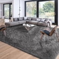 thumbnail image 2 of Homore Cute Fluffy Velvet Carpet Soft Washable Area Rugs for Bedroom/ Living Room Decoration,8'x10',Dark Gray, 2 of 7