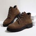 thumbnail image 3 of JUSLIO Boots for Women,Ankle Boots Fashion Casual Round Toe Comfort Solid Color Lightweight Boots Plus Size Boots, 3 of 9