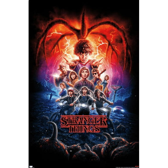 Netflix Stranger Things: Season 2 - One Sheet Wall Poster, 22.375" x 34"