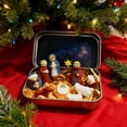 thumbnail image 2 of Hearth & Gear Mini In A Portable Pocket Birth Of Ornament Pocket Scene With Holy Family Sheep And Figurines For Home Desk Shelf Dec, 2 of 6