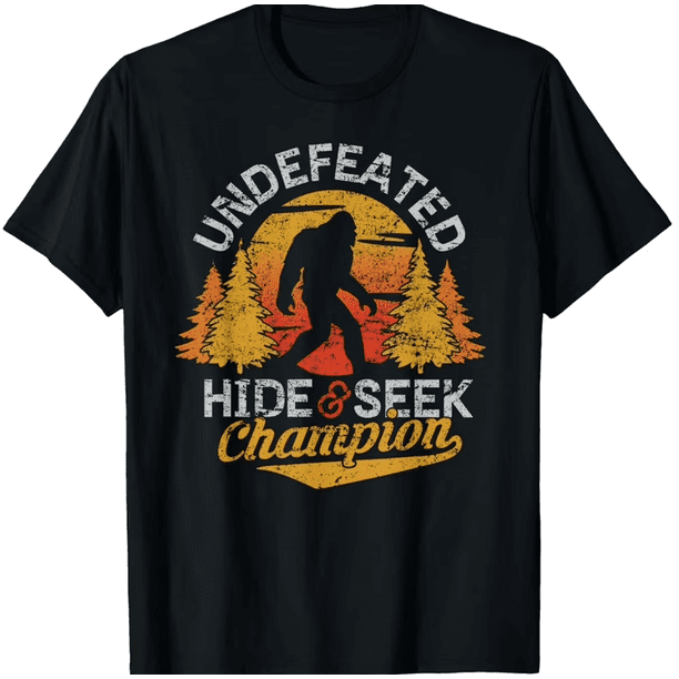 Peekaboo Shirt Sasquatch T-Shirt - Soft 100% Cotton,Comfortable Men'S Tee for Everyday Wear