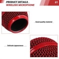 thumbnail image 4 of Sparkle Microphone Sleeve Wireled Mic Hand Cover and Mesh Microphone Grill for SM58 Microphones, 4 of 5