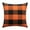 Orange-A, variant on Btomtd 17.7x17.7 in Fall Orange Plaid Pillow Cover Polyester Linen Decorative Pillow Case Cushion Cover for Home Decor Thanksgiving Halloween, Orange-A