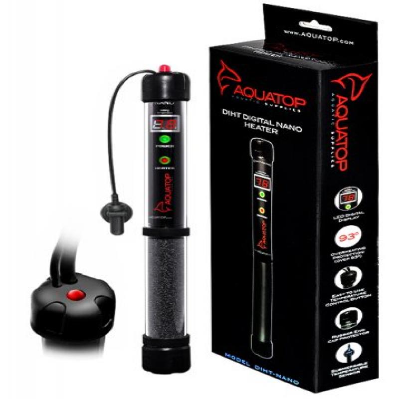 AquaTop Nano Aquarium Digital Heater with LED D1HT 50W - Walmart.com