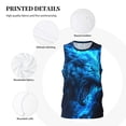 thumbnail image 3 of Pofeuu Blue Fire Wolf Print Basketball Jersey, Shirts for Men Youth Basketball Jersey Crew Neck-XX-Large, 3 of 6
