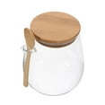 thumbnail image 6 of deevoka 6xGlass Storage Pantry Jar Sealed Can Household for Cookie Coffee, 6 of 9