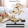 thumbnail image 5 of Matashi 24K Gold Plated Zodiac Figurine Aries Design with Crystal Accents Astrological Decorative Tabletop Display – Single Piece, 5 of 7