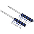 thumbnail image 1 of Unique Bargains 2M/6.5ft Telescopic Handheld Flagpole,2Set Pointer Stick with Sponge Handle Blue, 1 of 8